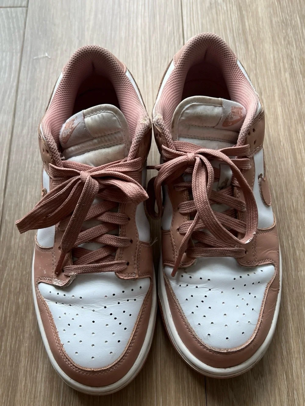 Nike Dunk Low Rose whisper pink trainers #sneakers #lifestyle